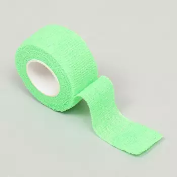 Бинт самофиксирующийся, 2,5 см, макс. растяжимость 4,5 м, салатовый
