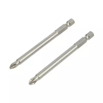 Биты тундра, намагниченные, сталь crv, ph2 х 90 мм, 2 шт.