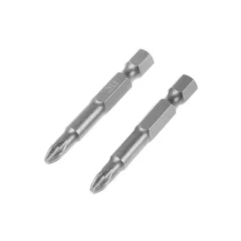 Биты тундра, намагниченные, сталь crv, ph2 х 50 мм, 2 шт.