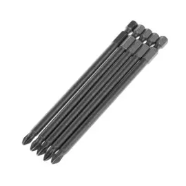 Биты tundra, намагниченные, сталь crv, ph2 х 127 мм, 5 шт.