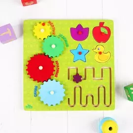 Бизиборд с шестеренками