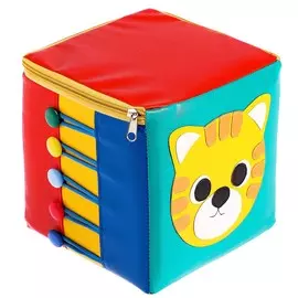 Бизикубик развивающий тактильный