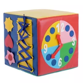 Бизикубик развивающий тактильный