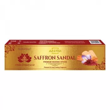 Благовоние Шафран-Сандал (масальные) 20шт