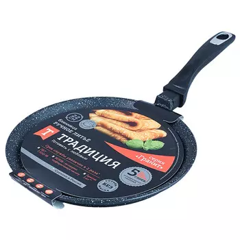 Блинница литая 22см Гранит