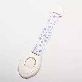 Блокиратор для дверей и ящиков крошка я, универсальный, тканевый, 22 см, белый