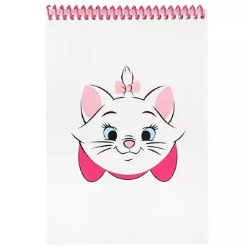 Блокнот а5, на гребне, 40 листов, коты аристократы