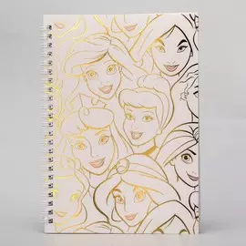 Блокнот а5 на гребне, в твердой обложке с тиснением, 60 листов,