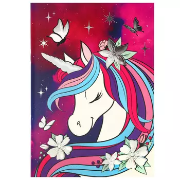 Блокнот а5, 40 листов, на скрепке, в точку, тиснение серебро,