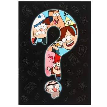 Блокнот а5, 40 листов, на скрепке, в точку, уф-лак,