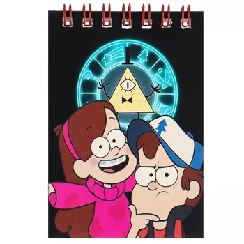 Блокнот а7 32 л на гребне, гравити фолз