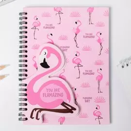 Блокнот на спирали а5 и мини блокнот you are flamazing