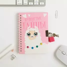 Записная книжка на замочке