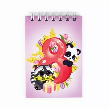 Блокноты в мягкой обложке а7, 32 л. на гребне