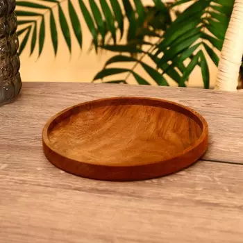 Блюдо, 20202 см, тиковое дерево