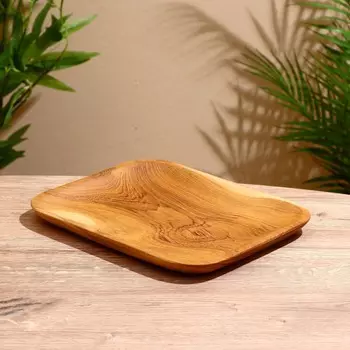 Блюдо, 25202 см, тиковое дерево