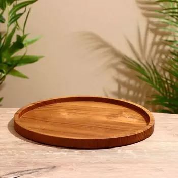 Блюдо, 25252 см, тиковое дерево