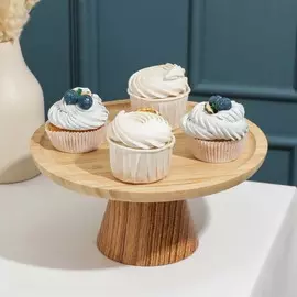 Блюдо для подачи на подставке доляна