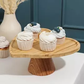 Блюдо для подачи на подставке доляна