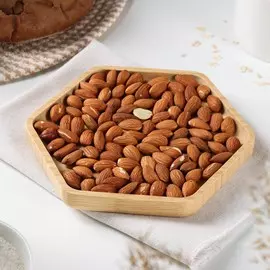 Блюдо для подачи доляна, 19,5×17,5×2 см, берёза