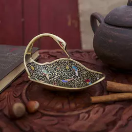 Блюдо латунь