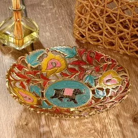 Блюдо латунь