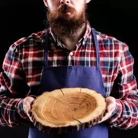 Блюдо-доска, спил для подачи