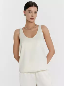 Блуза женская кремовая