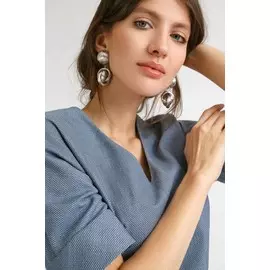 Блузка прямого кроя