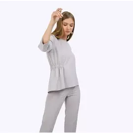 Блузка с асимметричным низом