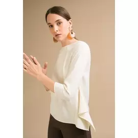 Блузка с драпировкой