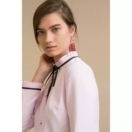 Блузка с плиссировкой