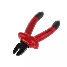 Бокорезы диэлектрические тундра, изолирующие рукоятки из резины до 1000 в, 160 мм.