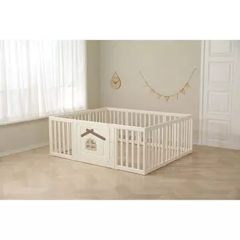 Большой детский игровой манеж Classic Tree House 150 x 180 Camel