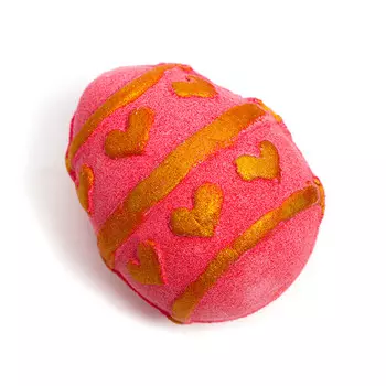 Бомбочка для ванны фигурная красная, 100 г