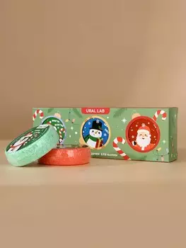 Бомбочки для ванны happy new year, 3100 г, аромат штрудель,тарт и зефир, ural lab