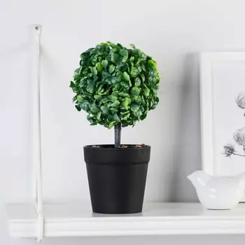 Искусственный цветок в горшке