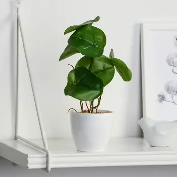 Искусственный цветок в горшке