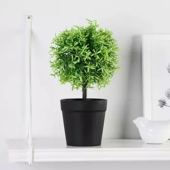 Искусственный цветок в горшке