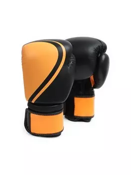 Боксерские перчатки fight empire, urban, размер 10 oz, черные, оранжевые