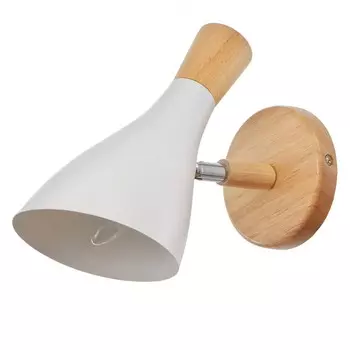 Бра 1067/1wt e27 60вт белый 20х20х25 см