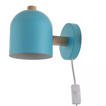 Бра 1667/1bl e27 40вт голубой 18х13х16 см