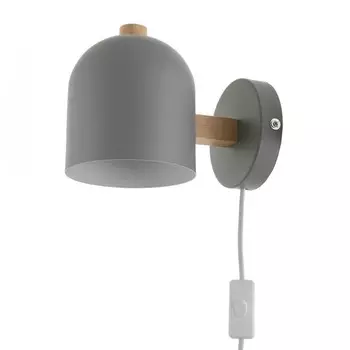 Бра 1668/1gy e27 40вт серый 18х13х16 см