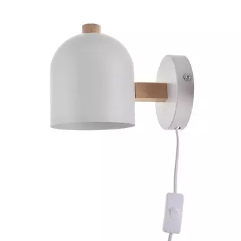 Бра 1668/1wt e27 40 вт белый 181316 см