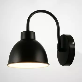 Бра 1669/1bk e27 40 вт черный 1522.521 см