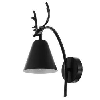 Бра 1670/1bk e27 40вт черный 22х12х34,5 см