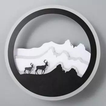 Бра 2522/1 led 15вт 4000к белый 24х24 см