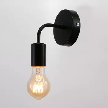 Бра 2609/1bk e27 40 вт черный 101217.5 см