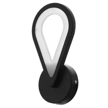 Бра 59126/1bk led 10вт 4000к черный 17,5х5х24,5 см