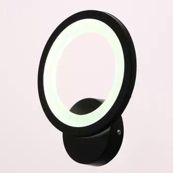 Бра 59127/1bk led 12вт 4000к черный 19х5х23 см